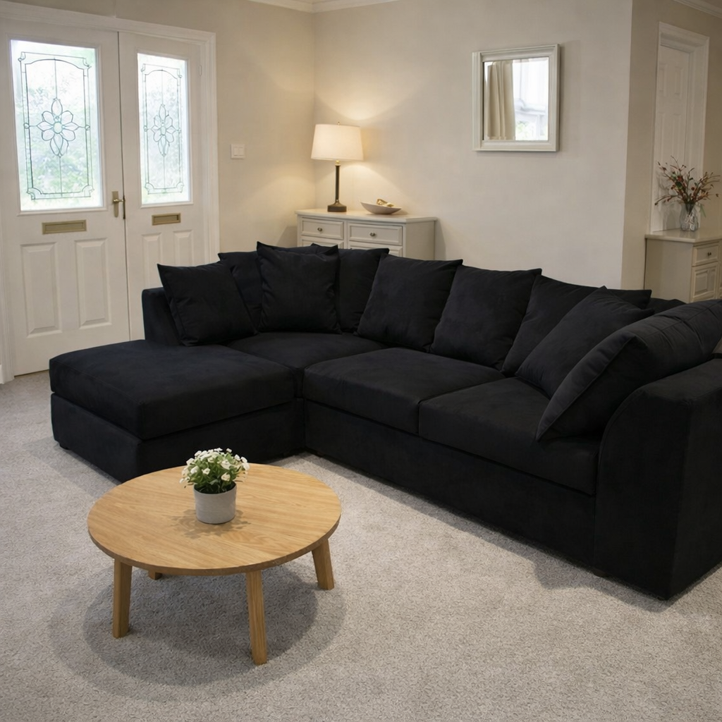 4 Seater Corner Sofa Left Hand with choice of fabric and colours - Image 4
