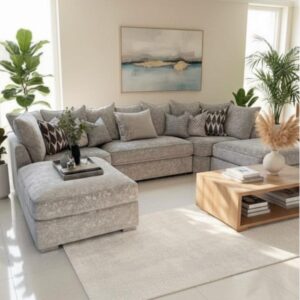 U Shape Bishop Cinema Sofa with the choice of fabrics and clours