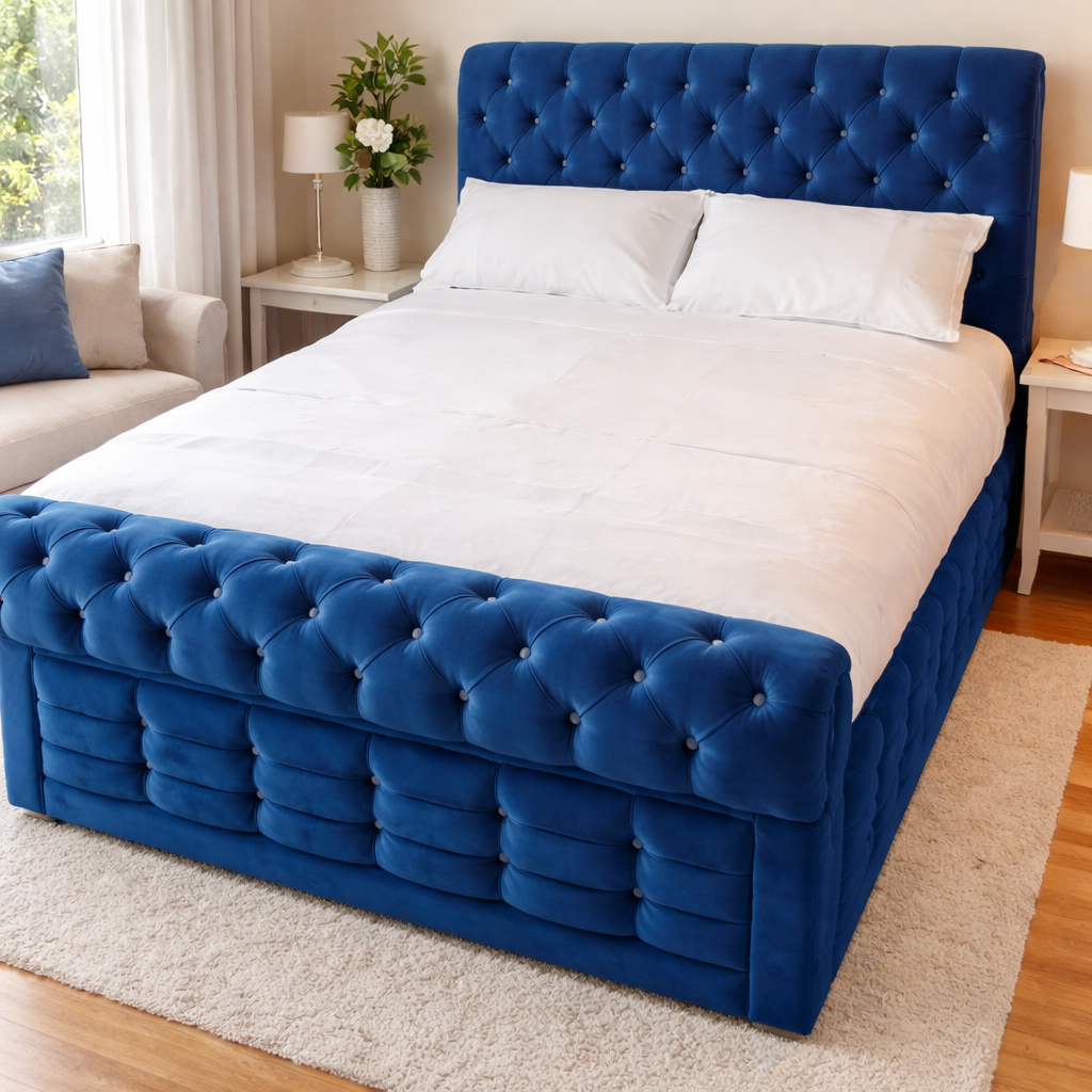 Kensington Upholstered Bed Frame 3.0 4'6 Double 5ft King Size - Image 3