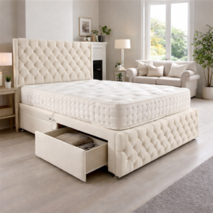 Deluxe Upholstered Bed Frame 3.0 4'6 Double 5ft King Size