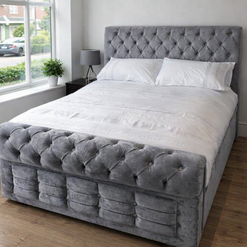 Kensington Upholstered Bed Frame 3.0 4'6 Double 5ft King Size - Image 2