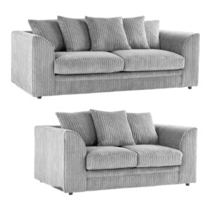 3+2 Seater Sofa Jumbo Cord Fabric with choice of colours
