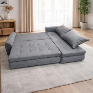 Corner Sofa bed Convertible Sectional sofa bed with Storage