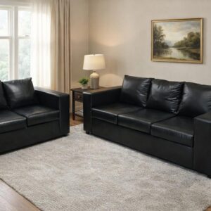 3+2 Leather Corner Sofa with the choice of fabrics and colours