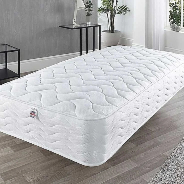 High quality foam comfort mattress in a modern bedroom setting