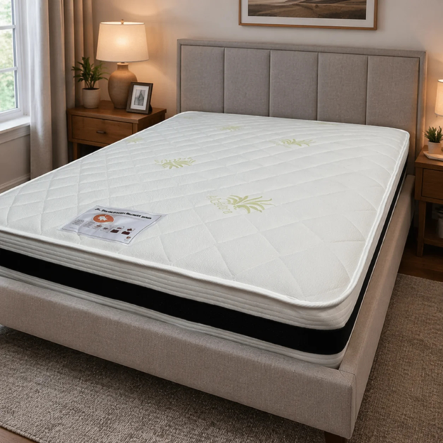 Orthopaedic Memory Foam Mattress 4ft6 Double and 5ft King Size with pressure-relieving support